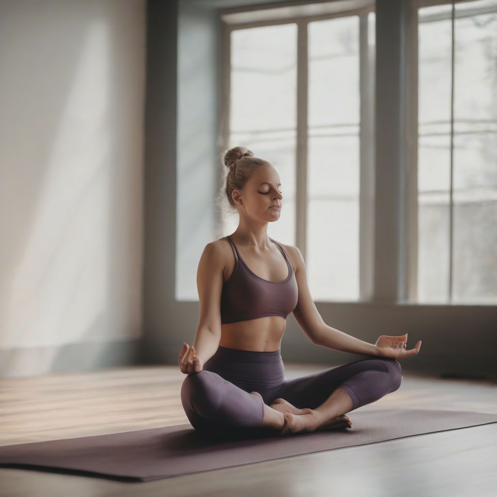 Woman Practicing Yoga for Mental Clarity